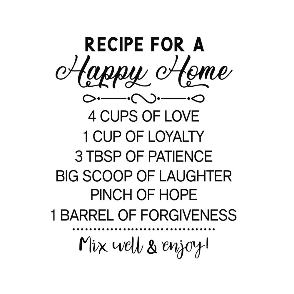 “Recipe for” kitchen hand towel pick design